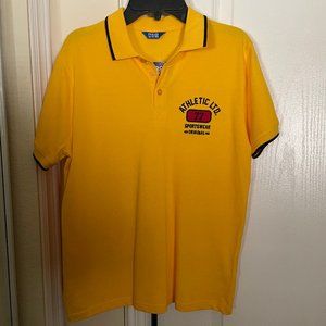 New R&B Junior Boys Yellow Cotton Short Sleeve Casual Polo